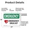 Signmission Drug Kit With Symbol, 24 in W x Rectangle, Plastic OS-2PACK-EM-P-1824-L-10308 - alternate 8